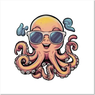 Cute Octopus Posters and Art